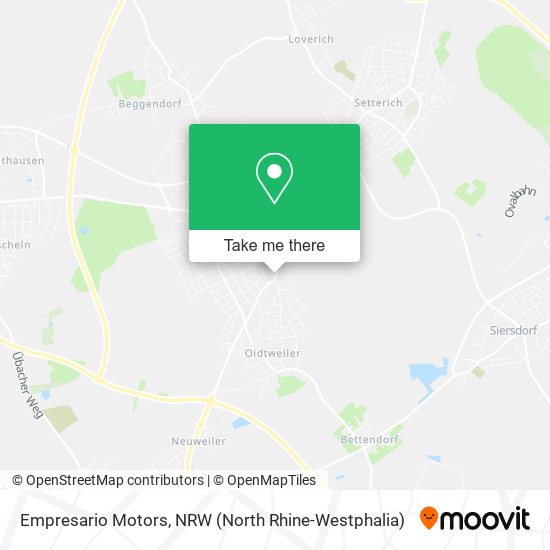 Empresario Motors map