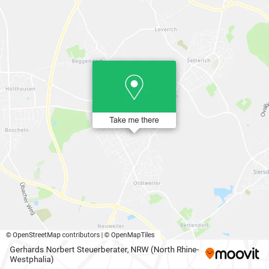 Карта Gerhards Norbert Steuerberater