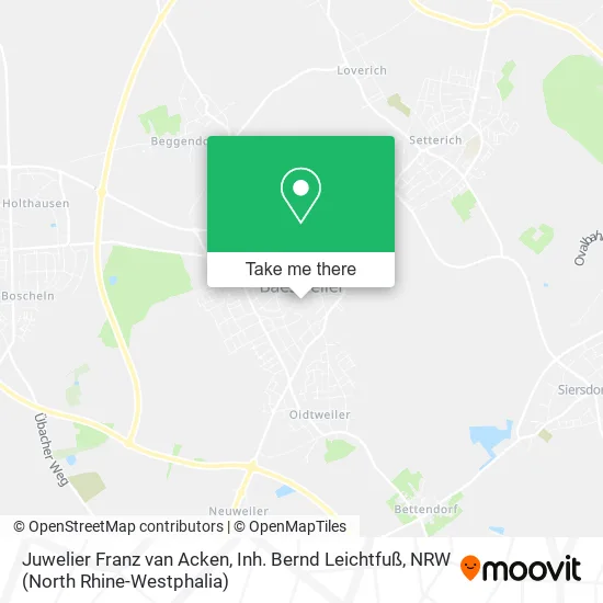 Карта Juwelier Franz van Acken, Inh. Bernd Leichtfuß