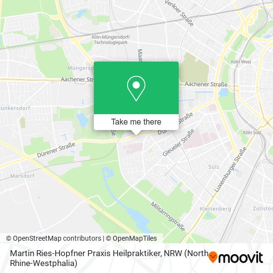 Карта Martin Ries-Hopfner Praxis Heilpraktiker