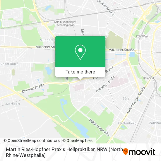 Карта Martin Ries-Hopfner Praxis Heilpraktiker