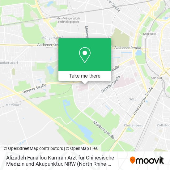 Alizadeh Fanailou Kamran Arzt für Chinesische Medizin und Akupunktur map