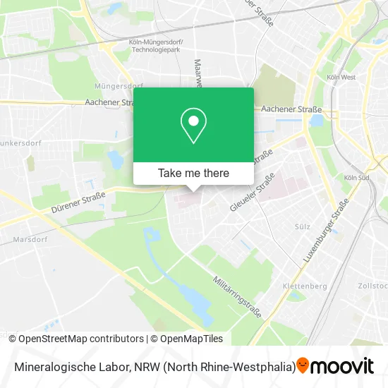 Карта Mineralogische Labor