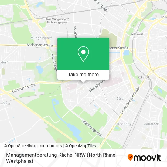 Карта Managementberatung Kliche