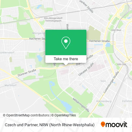 Карта Czech und Partner