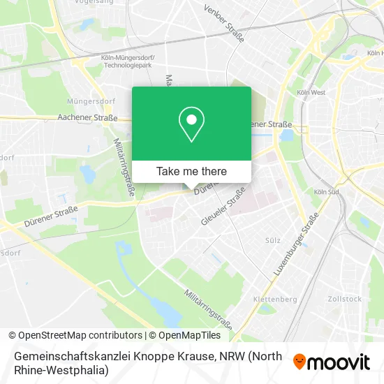 Карта Gemeinschaftskanzlei Knoppe Krause