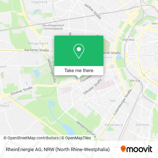 Карта RheinEnergie AG