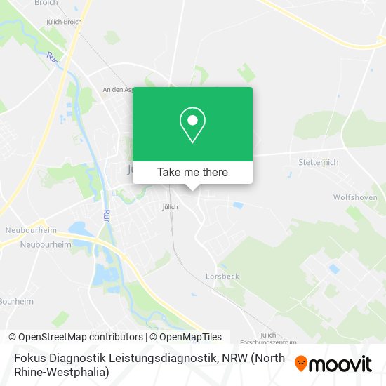 Fokus Diagnostik Leistungsdiagnostik map