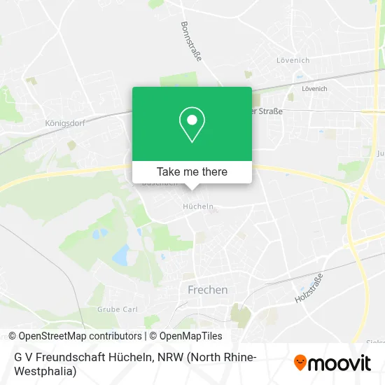 G V Freundschaft Hücheln map