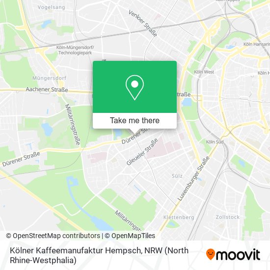 Карта Kölner Kaffeemanufaktur Hempsch