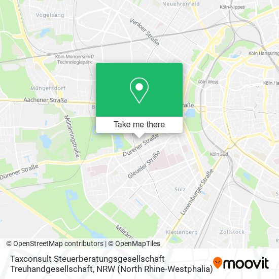 Taxconsult Steuerberatungsgesellschaft Treuhandgesellschaft map
