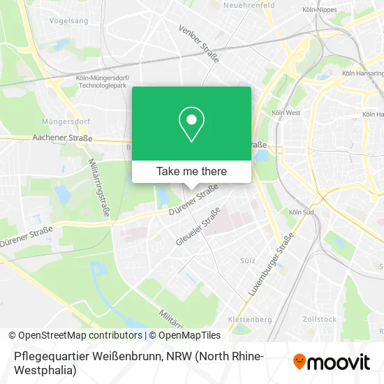 Карта Pflegequartier Weißenbrunn