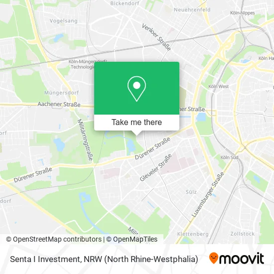 Senta I Investment map