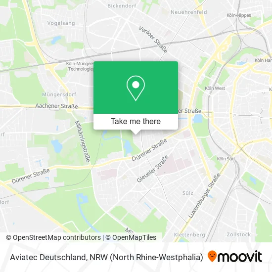 Карта Aviatec Deutschland