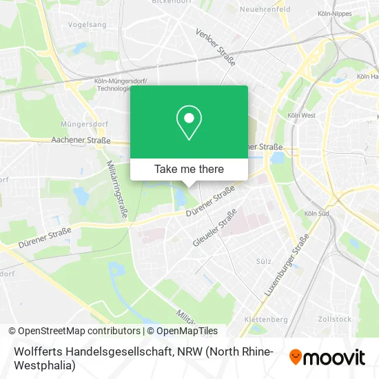 Карта Wolfferts Handelsgesellschaft