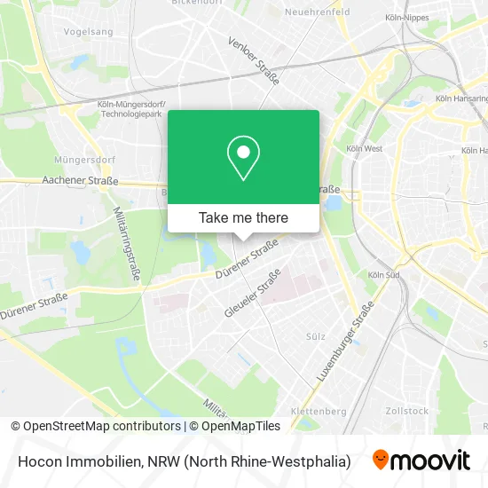 Карта Hocon Immobilien