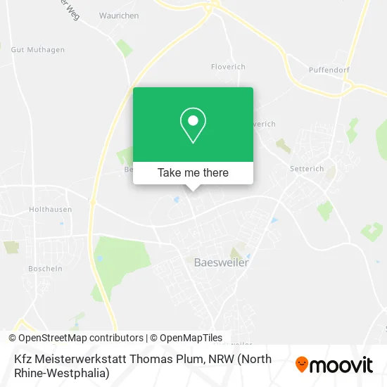 Карта Kfz Meisterwerkstatt Thomas Plum