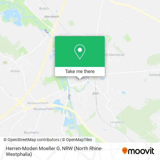 Карта Herren-Moden Moeller G