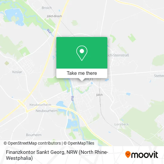Карта Finanzkontor Sankt Georg