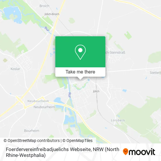 Карта Foerdervereinfreibadjuelichs Webseite
