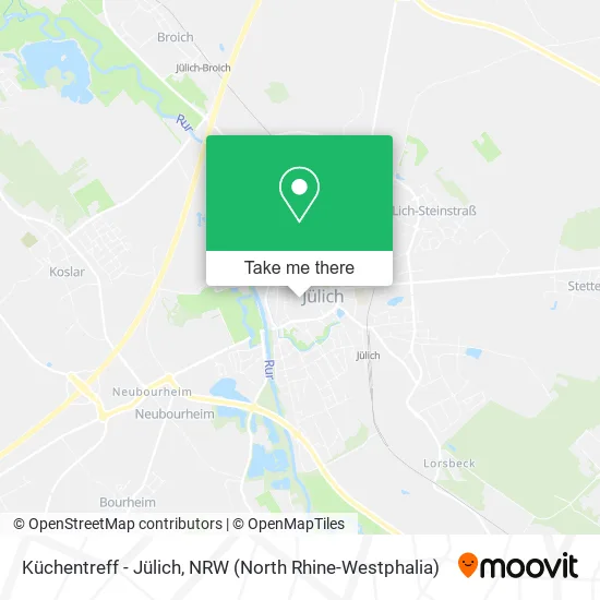 Карта Küchentreff - Jülich