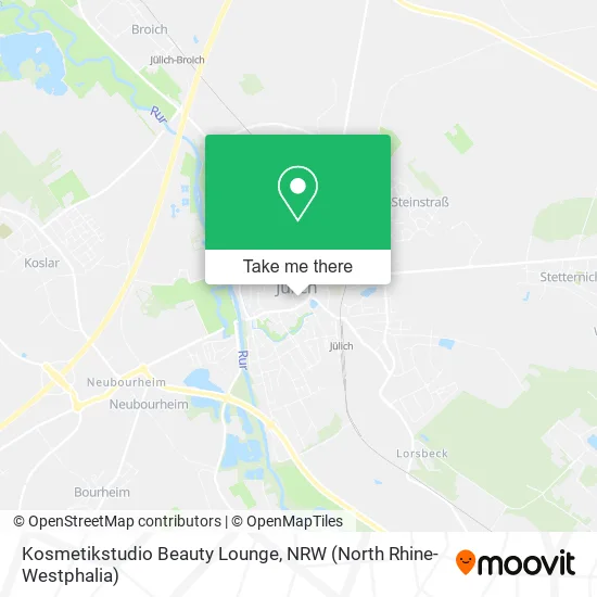 Карта Kosmetikstudio Beauty Lounge