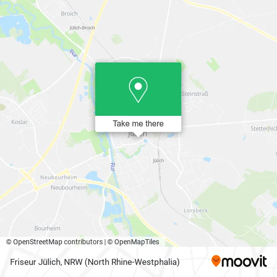 Карта Friseur Jülich