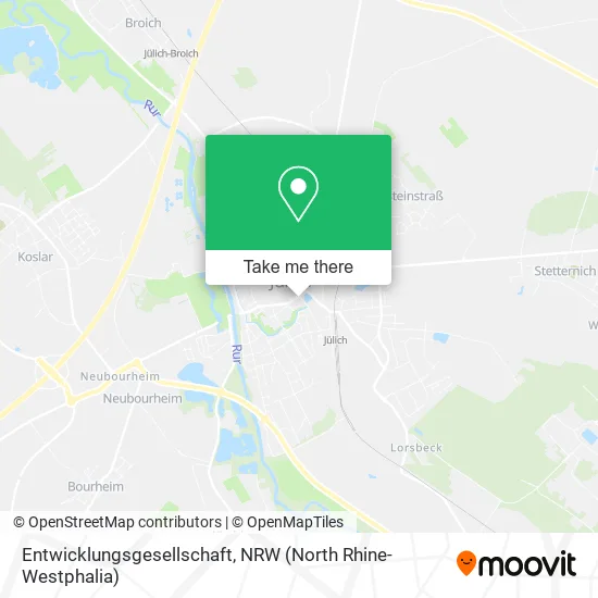 Карта Entwicklungsgesellschaft