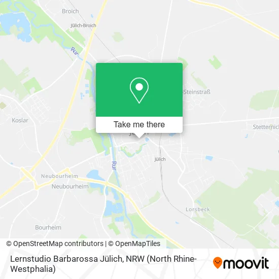 Lernstudio Barbarossa Jülich map