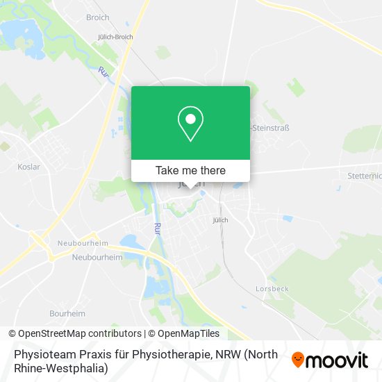 Physioteam Praxis für Physiotherapie map