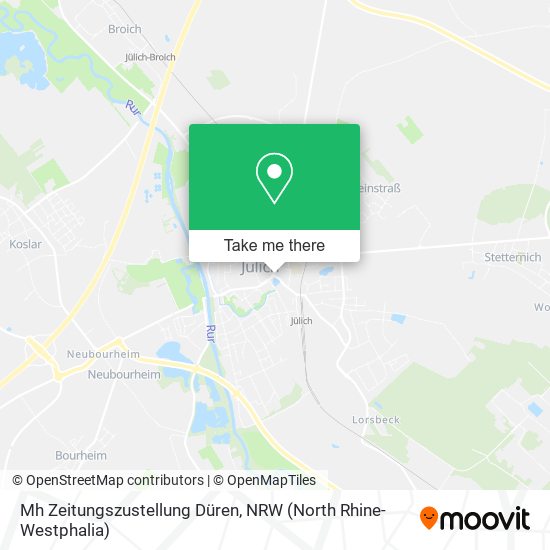 Mh Zeitungszustellung Düren map