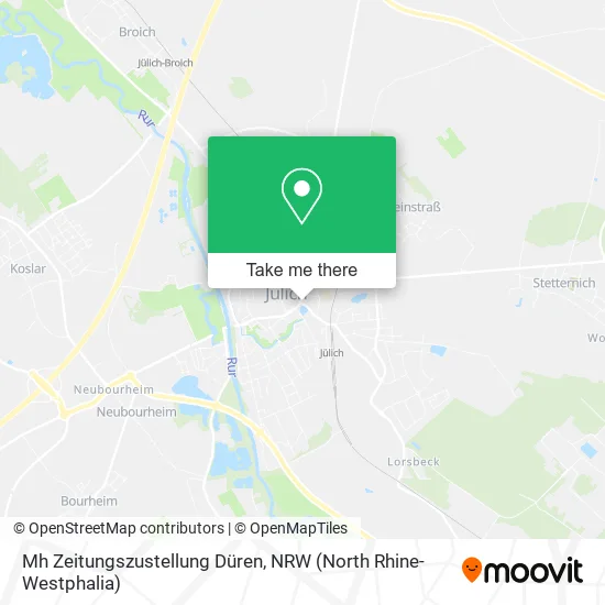 Mh Zeitungszustellung Düren map