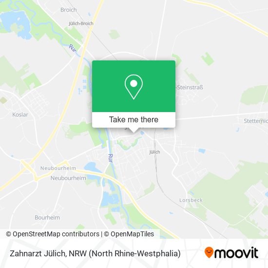 Zahnarzt Jülich map