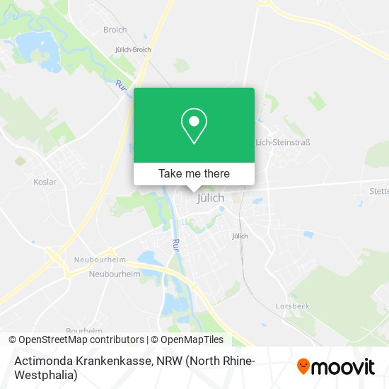 Actimonda Krankenkasse map