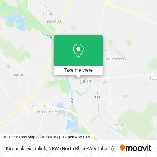 Карта Kirchenkreis Jülich