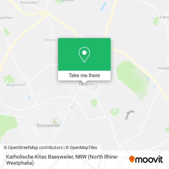 Карта Katholische Kitas Baesweiler