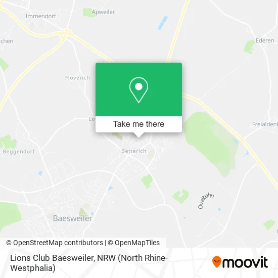 Карта Lions Club Baesweiler