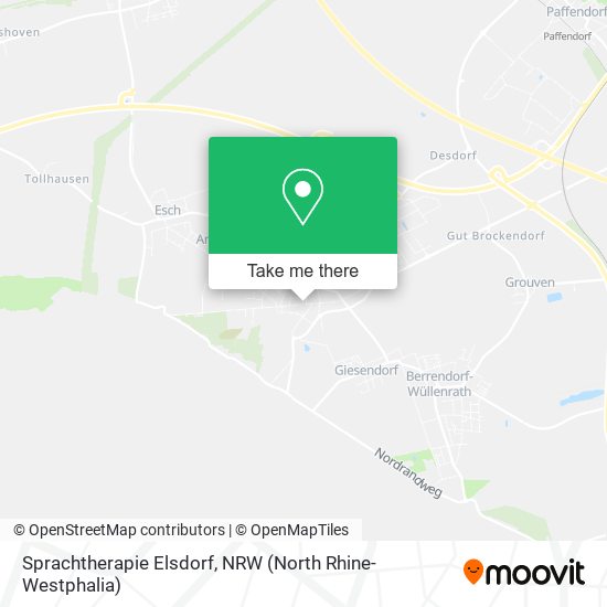 Sprachtherapie Elsdorf map