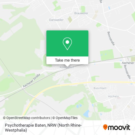 Psychotherapie Baten map