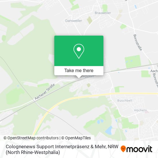 Colognenews Support Internetpräsenz & Mehr map