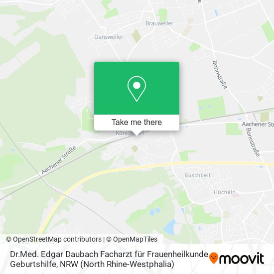 Dr.Med. Edgar Daubach Facharzt für Frauenheilkunde Geburtshilfe map