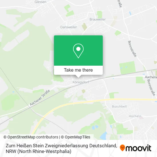 Zum Heißen Stein Zweigniederlassung Deutschland map