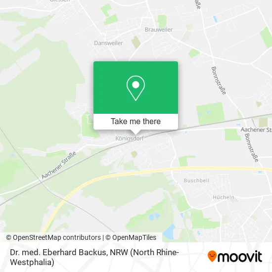 Карта Dr. med. Eberhard Backus