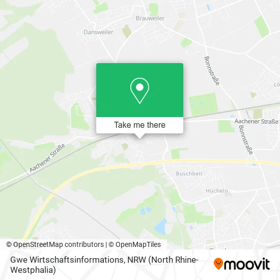 Gwe Wirtschaftsinformations map