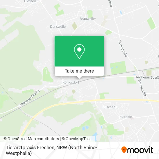 Карта Tierarztpraxis Frechen