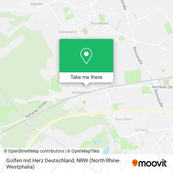 Golfen mit Herz Deutschland map