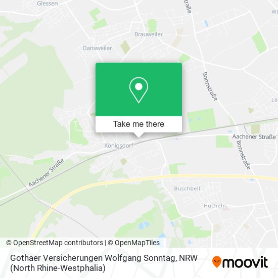 Gothaer Versicherungen Wolfgang Sonntag map