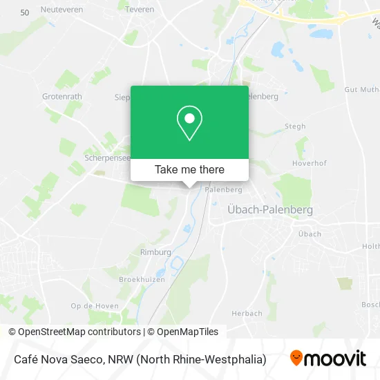 Карта Café Nova Saeco
