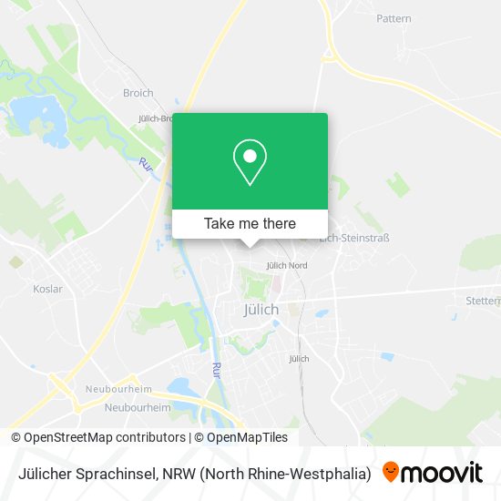 Jülicher Sprachinsel map