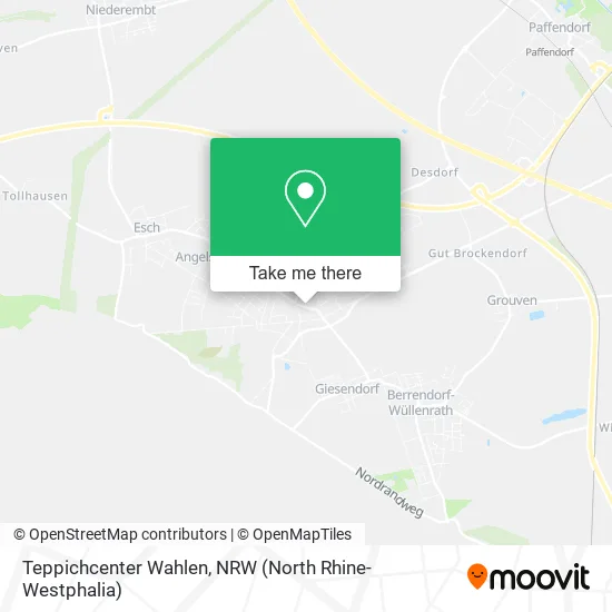 Карта Teppichcenter Wahlen